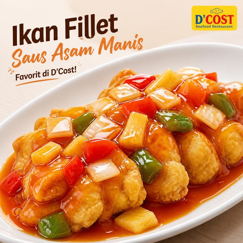 Ikan Fillet Saus Asam Manis D’ Cost Seafood